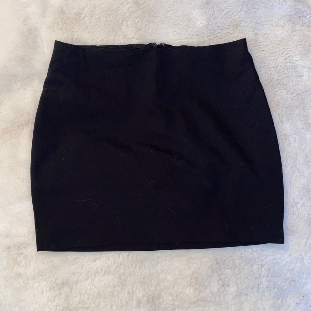 Express black mini skirt